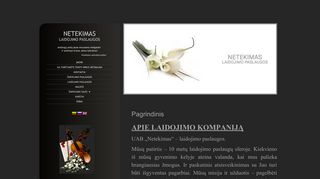 Netekimas, UAB webpage