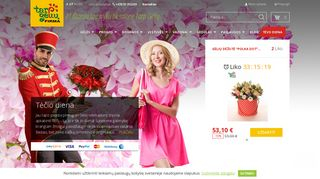 Tarp gėlių LT, UAB webpage