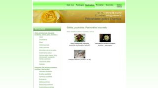 Gėlės, Danguolės Milkintienės individuali veikla webpage