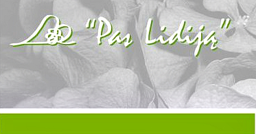Pas Lidiją, L. Ribokienės firmos gėlių salonas logo