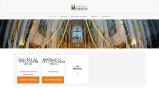 Anykščių Šv. apašt. evang. Mato bažnyčia webpage