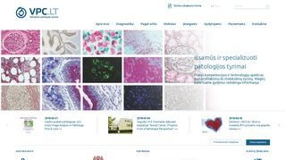 Valstybinis patologijos centras webpage