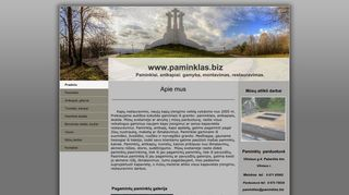 Paminklas.biz, G. Laurinavičiaus IVV webpage